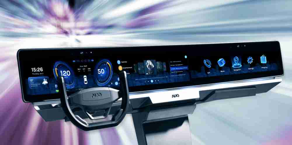 尊龙集团开拓前瞻显示技术创新应用，，，，结合优异整合设计能力，，，，开发智能车载FIDM Plus一体化显示方案，，，让驾驶操作与车内娱乐体验再进化